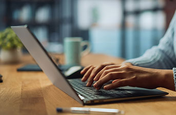 person at computer